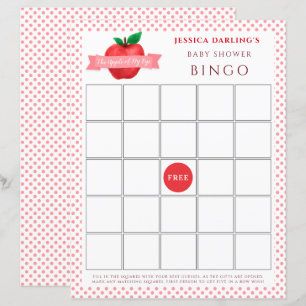 Papier Pomme de mon oeil tomber   baby shower à thème été