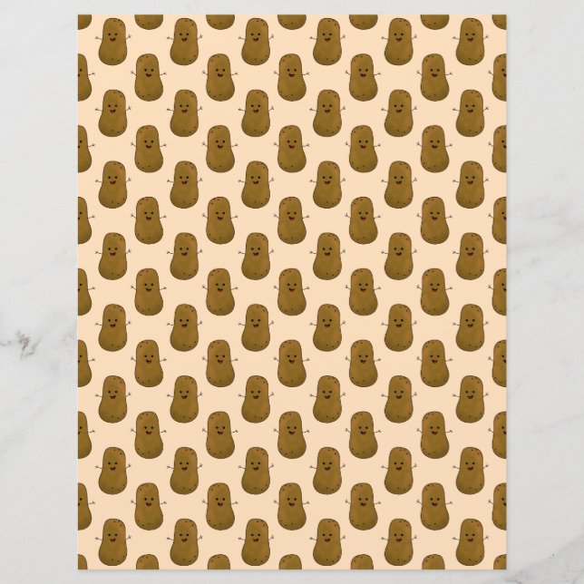Papier Pomme de terre amusante (Devant)