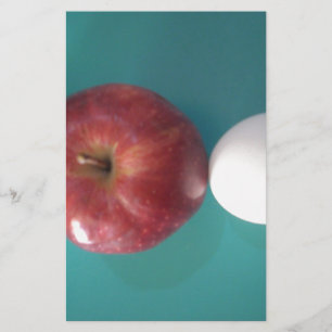 Papier Pomme rouge Twin Egg pour une tarte.JPG