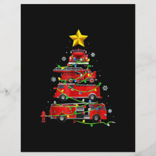Papier Pompier Camion Arbre de Noël Hommes Femmes