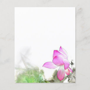 Papier POND LOTUS l Peinture à pinceau chinoise
