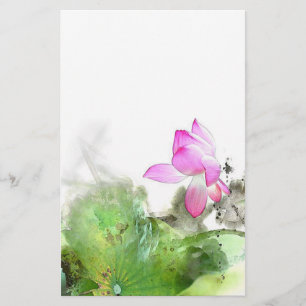 Papier POND LOTUS l Peinture à pinceau chinoise