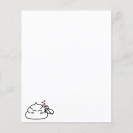 Papier Poop in Love - Brootsch le PooPoo