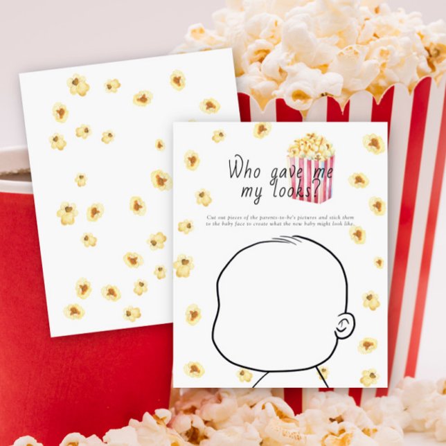 Papier Popcorn - Qui m'a donné mon look baby game (Créateur téléchargé)