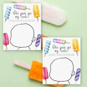 Papier Popsicle - Qui m'a donné mon apparence bébé jeu