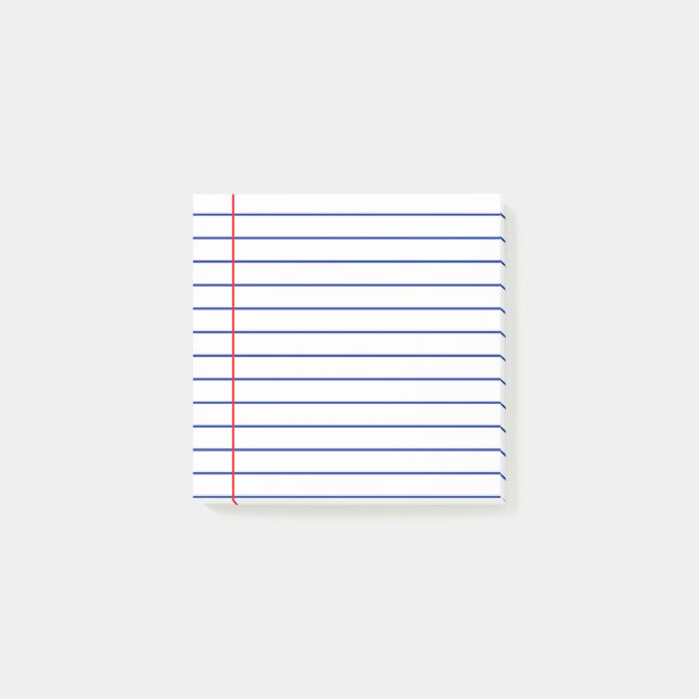 Papier Post-it Klebezettel (Vorderseite)