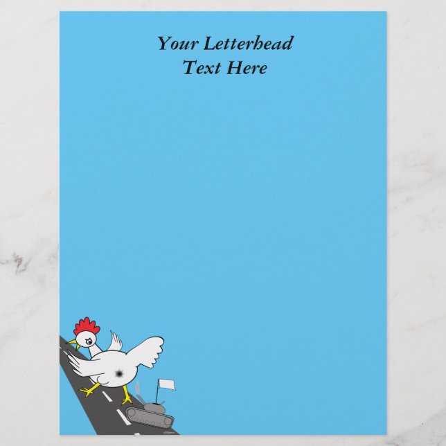 Papier Poulet géant ! (Devant)