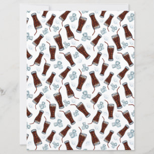 Papier pour scrapbook au cola
