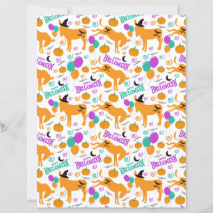 Papier pour scrapbooking Halloween d'âne