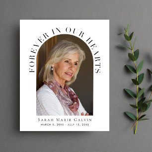 Papier Pour toujours dans nos coeurs Photo Merci Memorial