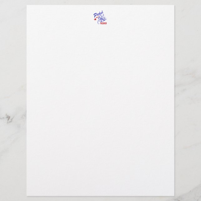 Papier Pousseur de pédale (Devant)