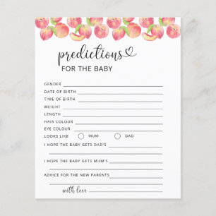 Papier Prédictions aquarelle pêche pour bébé