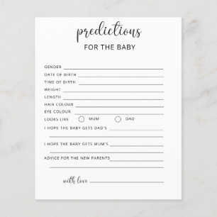 Papier prédictions et conseils