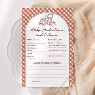 Papier Prédictions et conseils pour bébé Baby Q BBQ Baby 