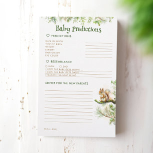 Papier Prédictions et conseils pour bébés Animaux des boi