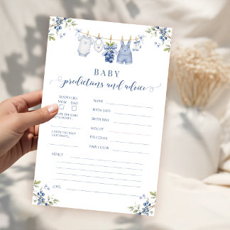 Papier Prédictions et Conseils pour une Fête de Naissance