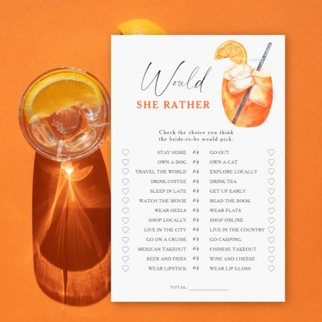 Papier Première douche nuptiale Spritz préférerait-elle j (Créateur téléchargé)