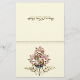 Papier Prière de communion spirituelle de la Vierge catho