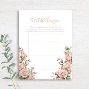 Papier Princesse Carriage Roses Vintages Bingo bébé