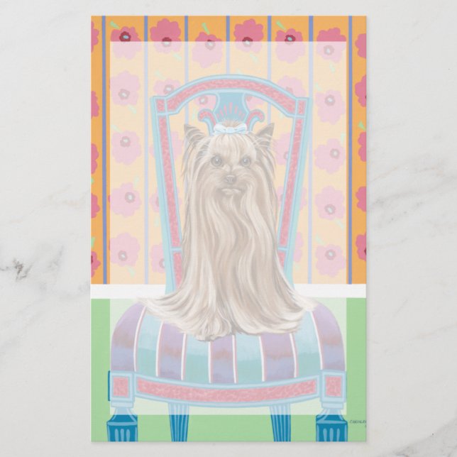 Papier Princesse de la Couronne Yorkie (Devant)
