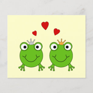 Papier Princesse de la grenouille et Prince de la grenoui