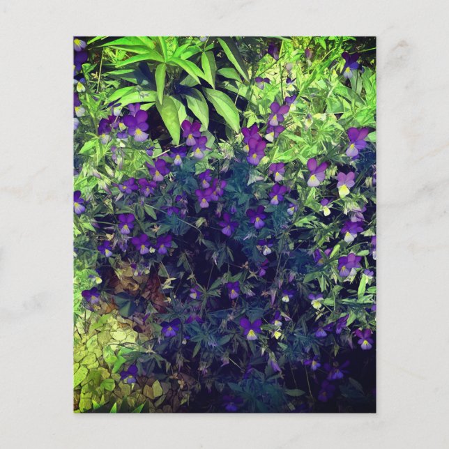 Papier Printemps sansé johnny sauts fleurs artisanal papi (Devant)