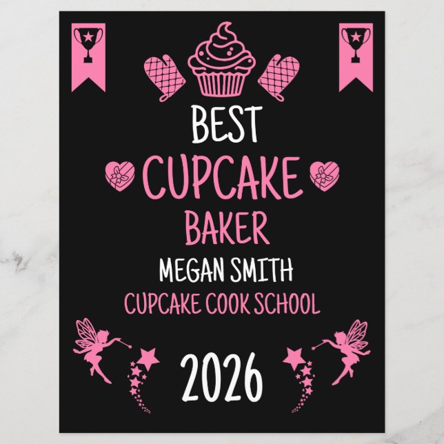 Papier Prix Cupcake Baker (Devant)