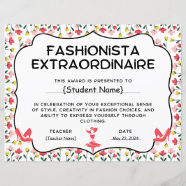 Papier Prix Fashionista Extraordinaire