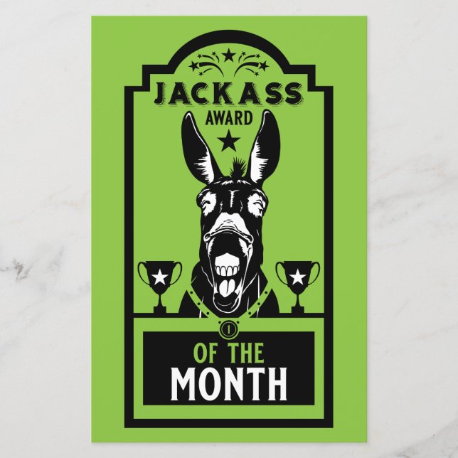 Papier Prix Jackass (Devant)