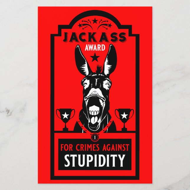 Papier Prix Jackass (Devant)
