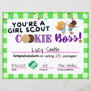 Papier Prix Scout Cookie