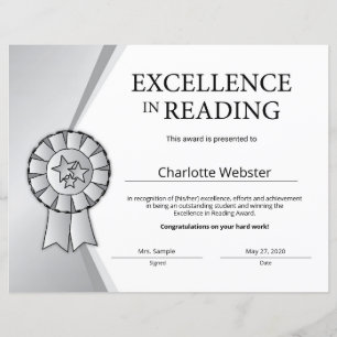 Papier Prix Silver Excellence en lecture