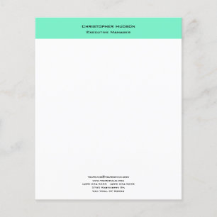 Papier Professionnel Moderne Minimaliste Simple Plain