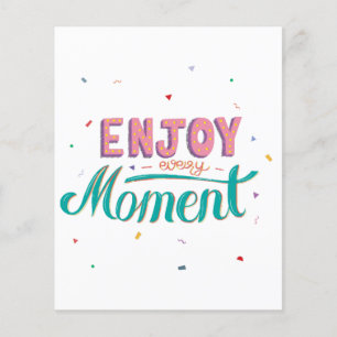 Papier Profitez de chaque moment