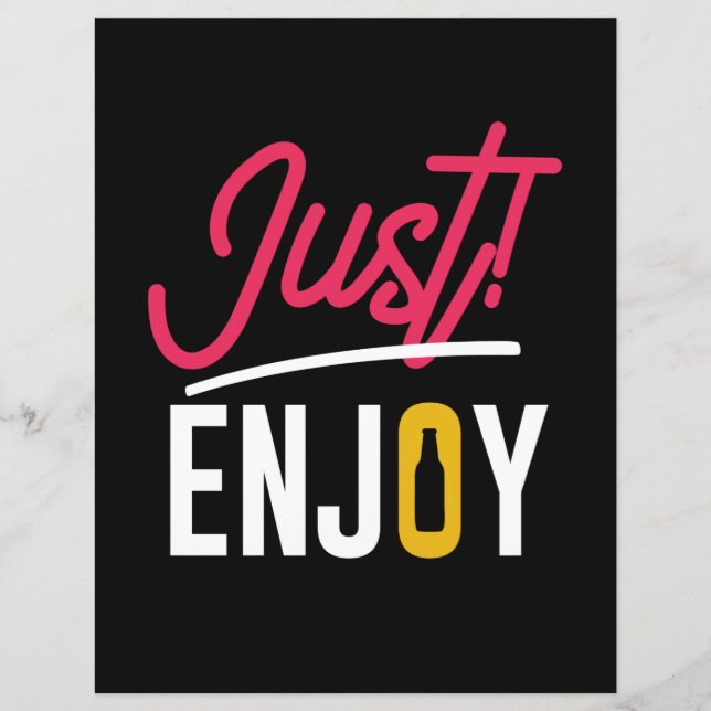 Papier Profitez De La Bière (Devant)