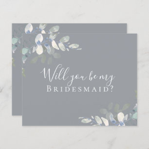 Papier Proposition d'honneur Eucalyptus Maid of Honor
