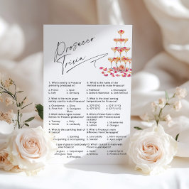 Papier Prosecco Trivia Fuchsia Petals jeu de Fête des mar