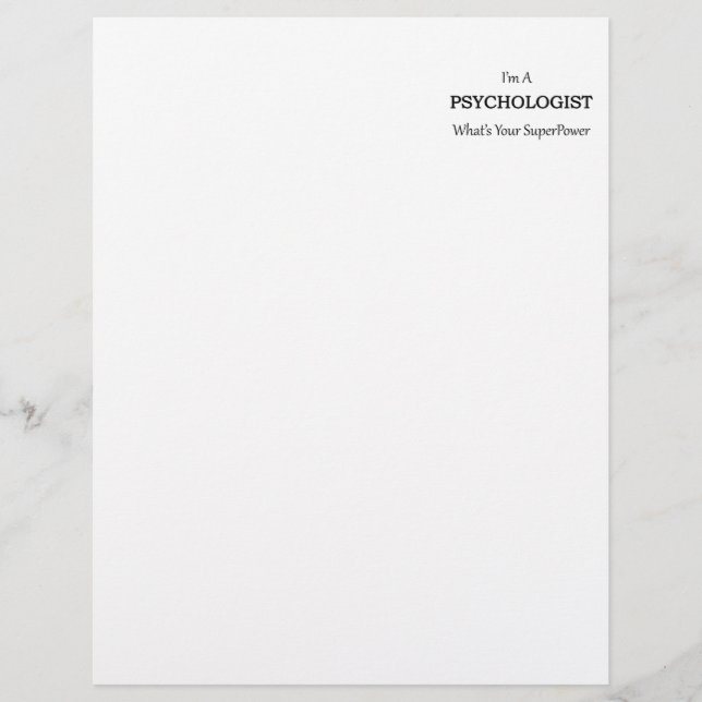 PAPIER PSYCHOLOGUE (Devant)