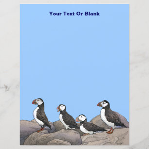 Papier Puffins de l'Atlantique