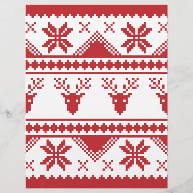 Papier pull de noël (Devant)