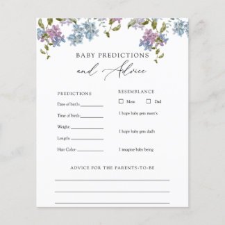 Papier Purple Lilac Flowers Baby Conseils et prédictions