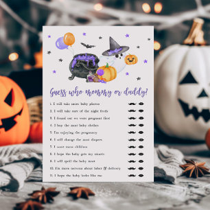 Papier Purple Little Boo Devine qui maman ou papa jeu