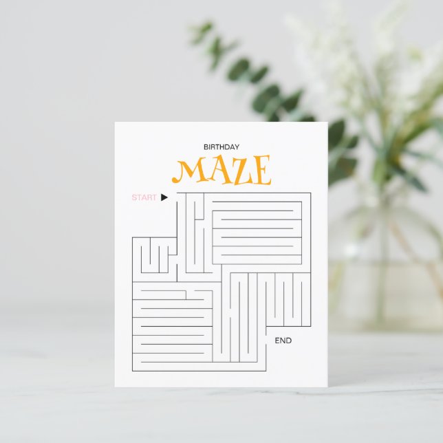 Papier Puzzle Maze #JKN-MA02 (Debout devant)