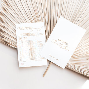 Papier Qu'A Dit Le Groom ? Jeux de Fête des mariées