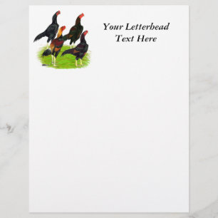 Papier Quartet de jeu oriental Fowl