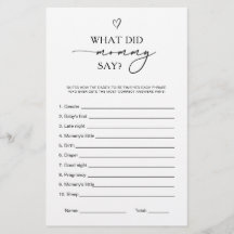 Quel jeu de maman a dit