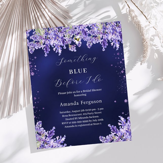 Papier Quelque chose de bleu avant de faire Fête des mari (Créateur téléchargé)