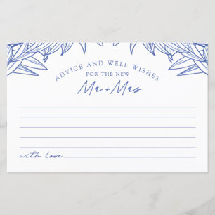 Papier Quelque chose de Bleu Simple Botanique Conseils &
