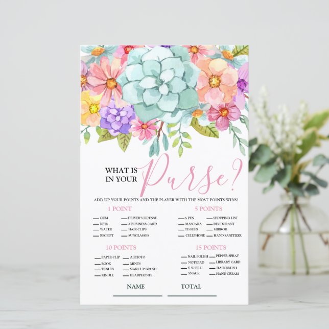 Papier Qu'est-ce qui se passe dans votre jeu de mariée Fl (Debout devant)