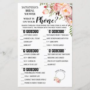 Papier Qu'est-ce qu'il y a sur votre Phone douche anglais